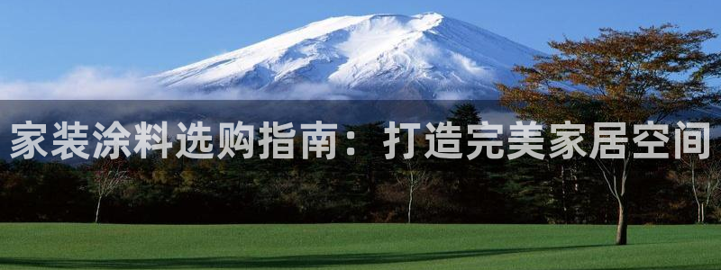 和记AG：家装涂料选购指南：打造完美家居空间