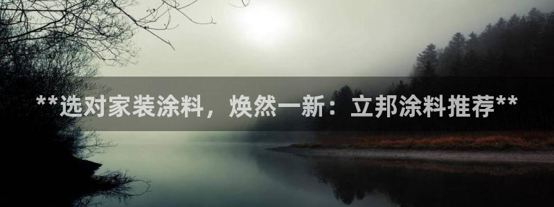 和记Ag：**选对家装涂料，焕然一新：立邦涂料推荐**