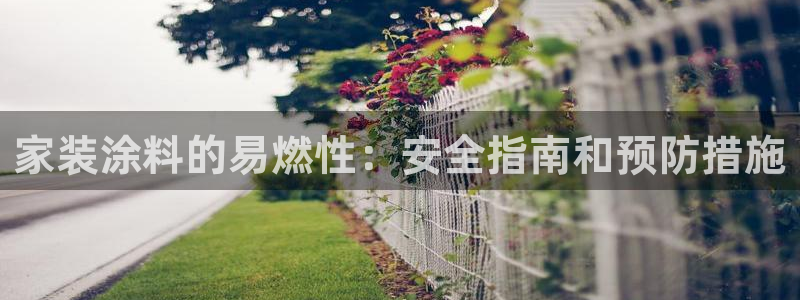 和记网页版：家装涂料的易燃性：安全指南和预防措施