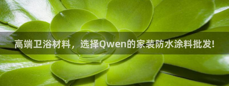 和记国际开户：高端卫浴材料，选择Qwen的家装防水涂料批发!