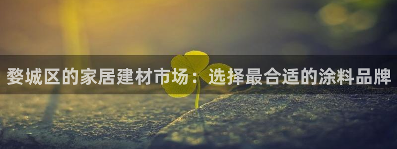 和记平台登录：婺城区的家居建材市场：选择最合适的涂料品牌