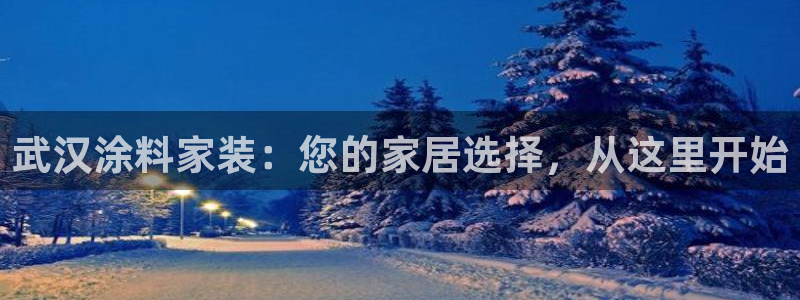 和记国际开户：武汉涂料家装：您的家居选择，从这里开始