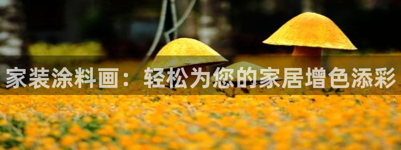 和记娱好网址：家装涂料画：轻松为您的家居增色添彩