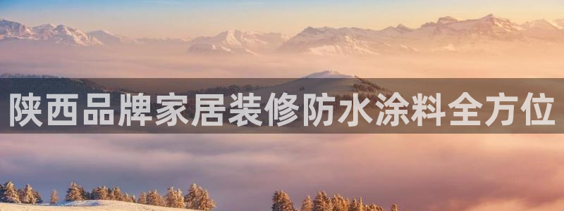 和记官方直营注册：陕西品牌家居装修防水涂料全方位