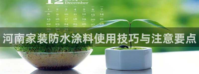 和记官网：河南家装防水涂料使用技巧与注意要点