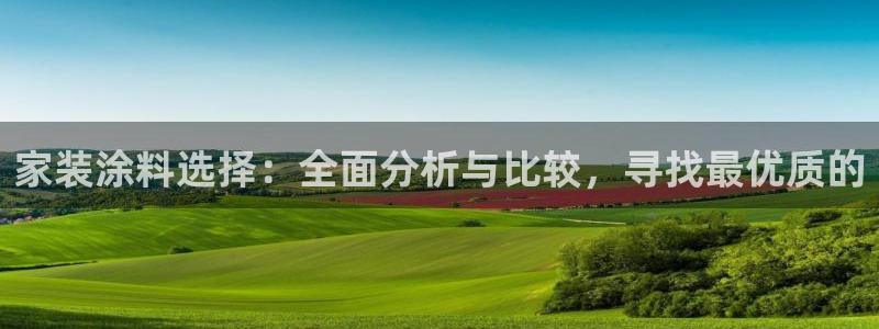 和记平台注册：家装涂料选择：全面分析与比较，寻找最优质的